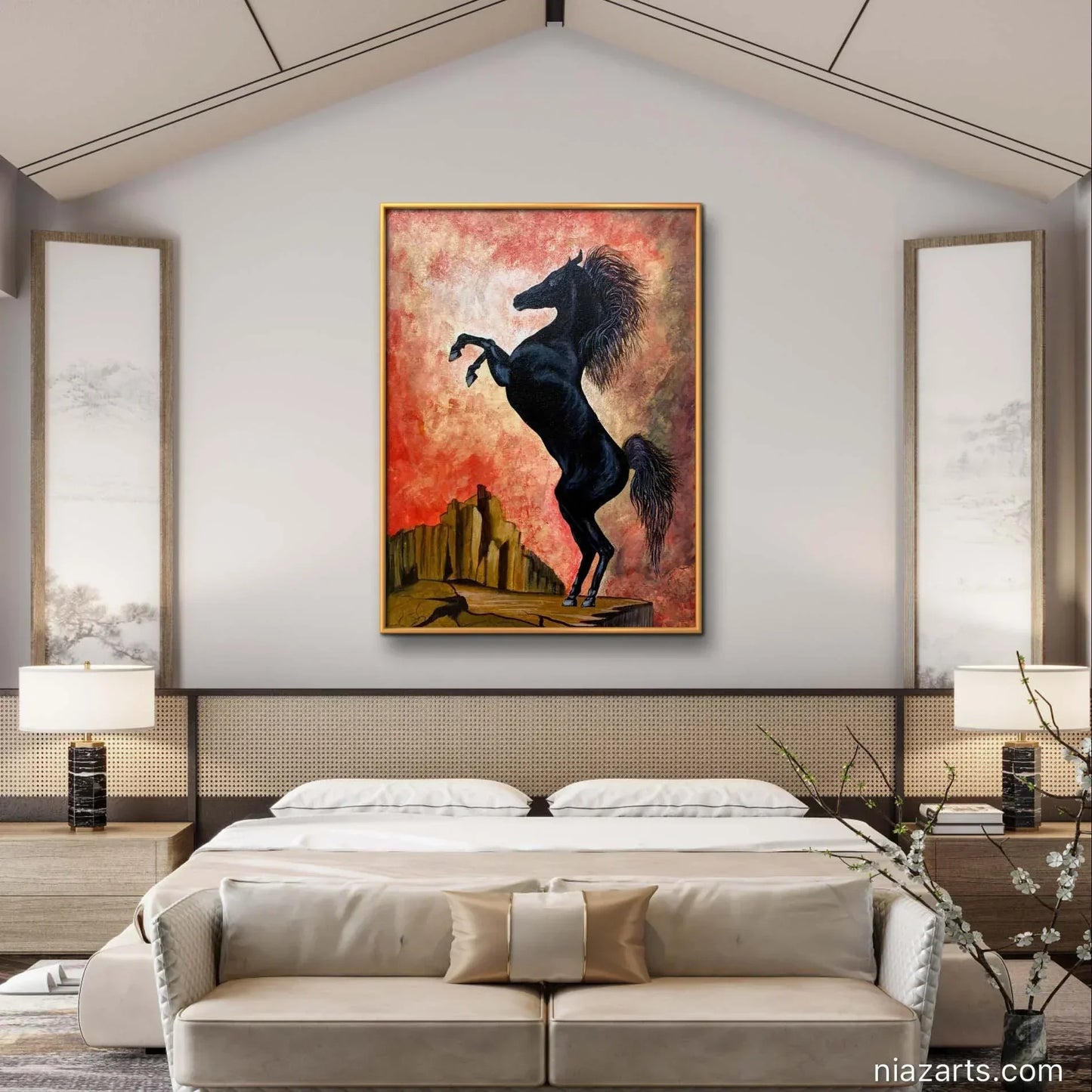 Victoria Black Horse - Niaz Arts