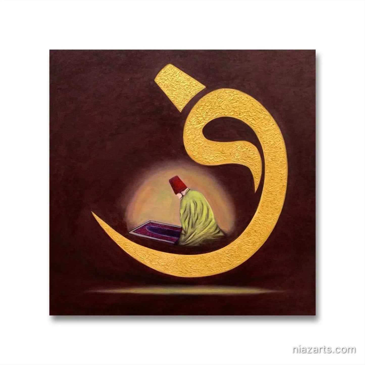 Sufi/Rumi Praying to God - Niaz Arts