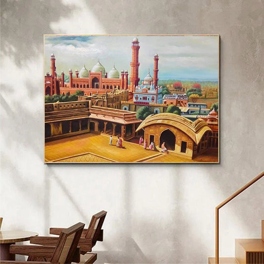 Badshahi Mosque View - Niaz Arts