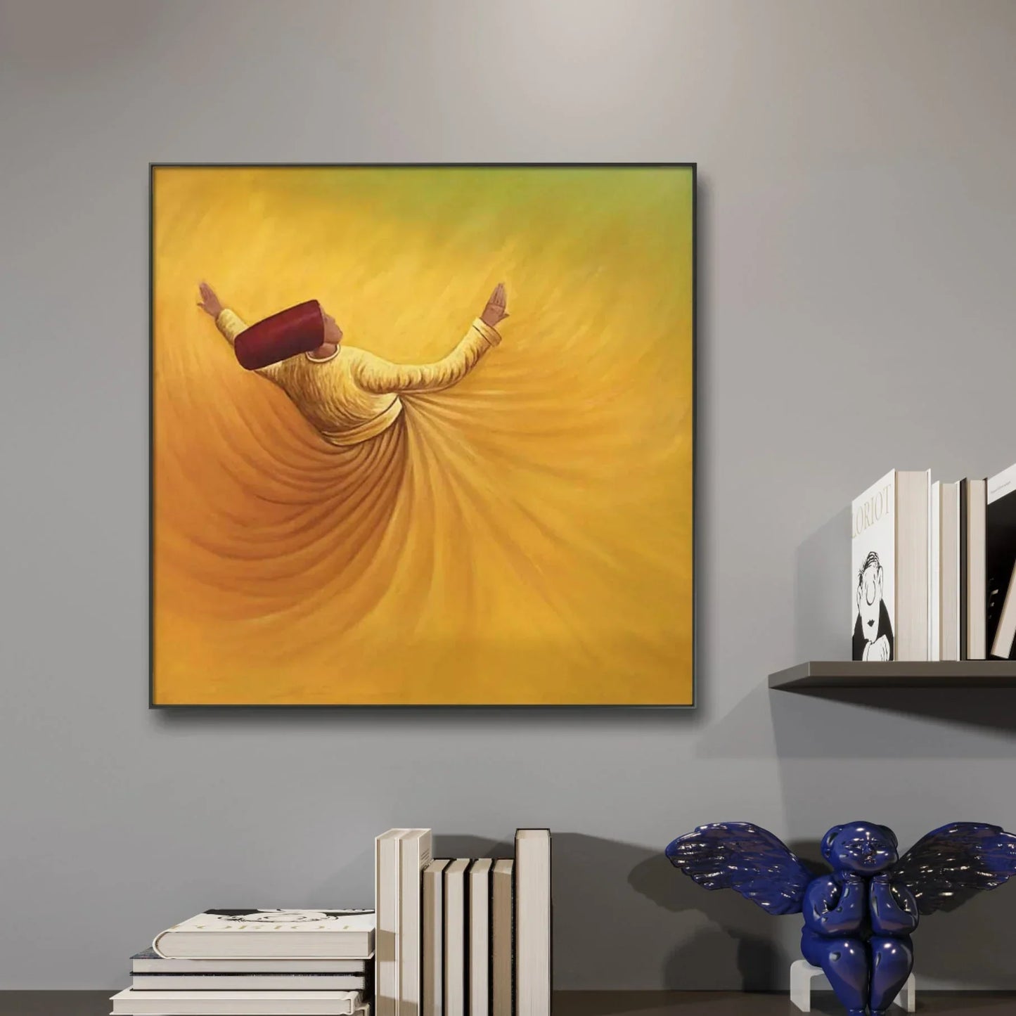 Malang Abstract Yellow Tone - Niaz Arts