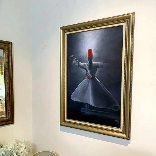 Whirling Sufi Deep Black - Niaz Arts