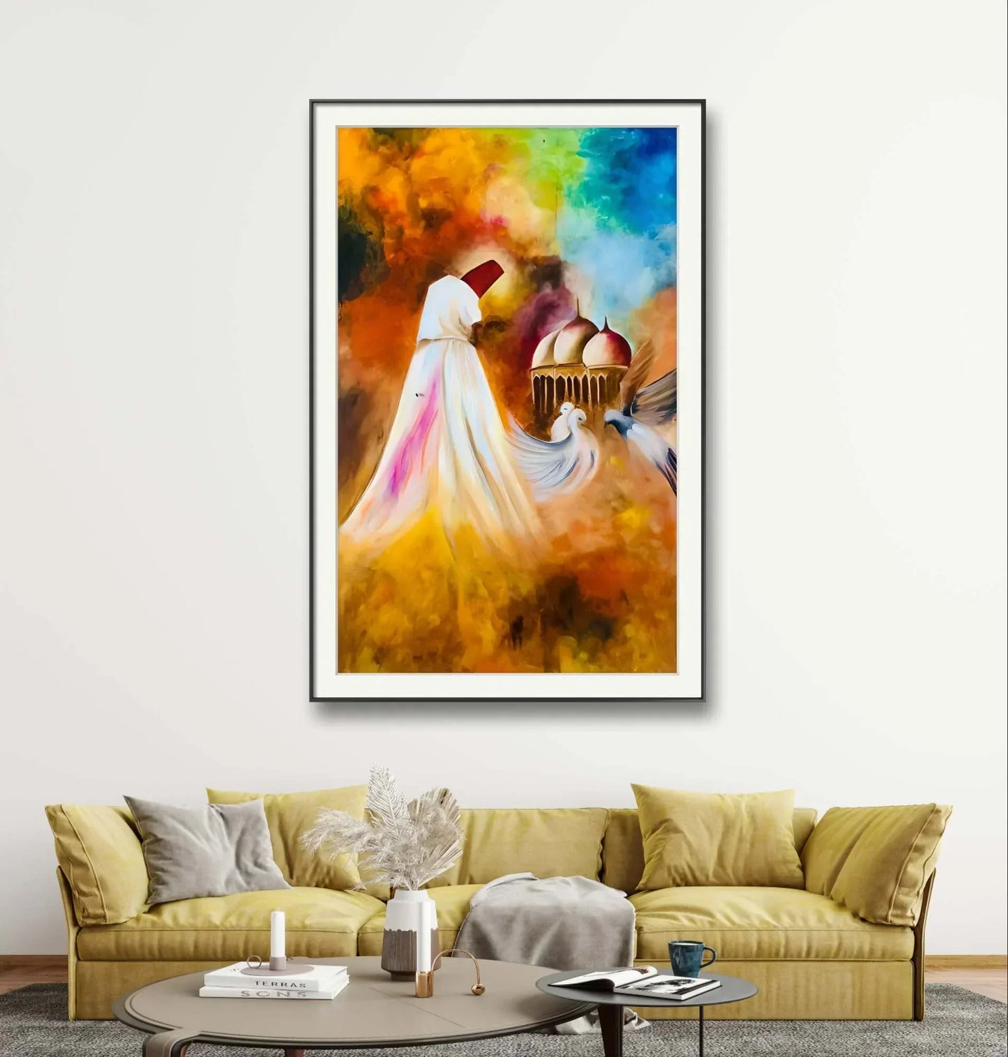 Sufi Whirling Colorful - Niaz Arts