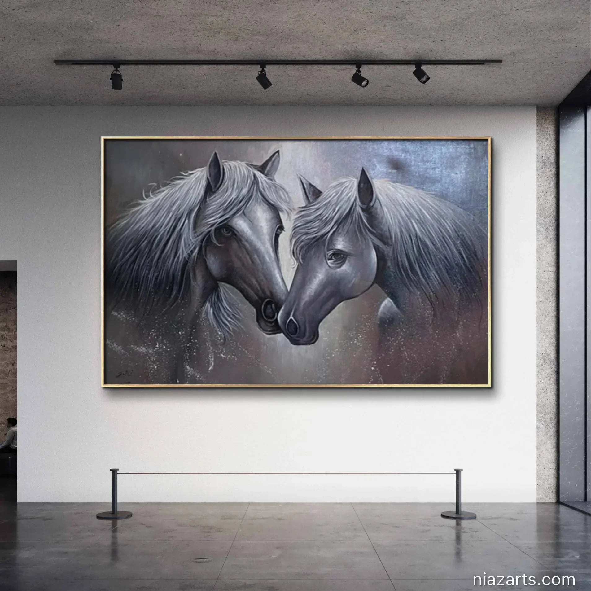 Horse Couple Modern Style - Niaz Arts