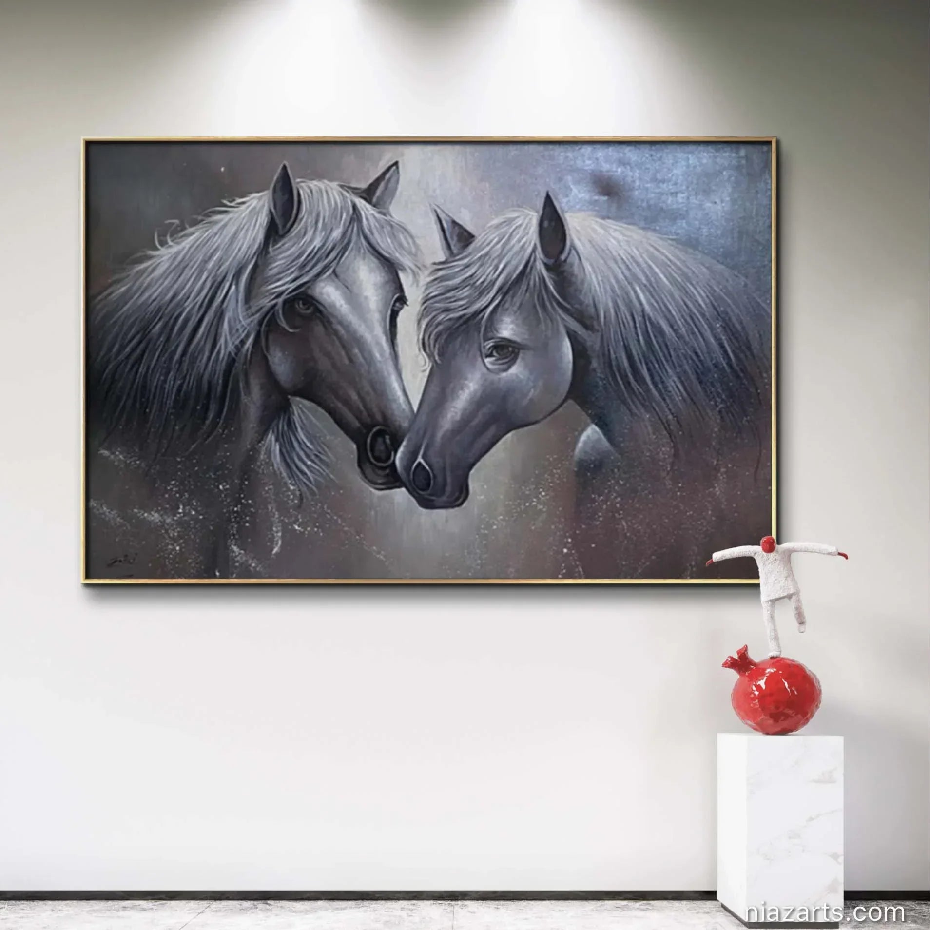 Horse Couple Modern Style - Niaz Arts