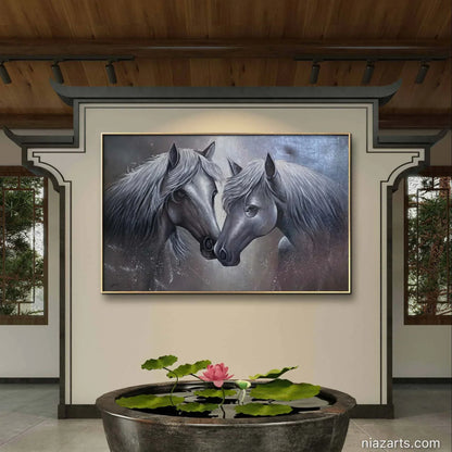 Horse Couple Modern Style - Niaz Arts