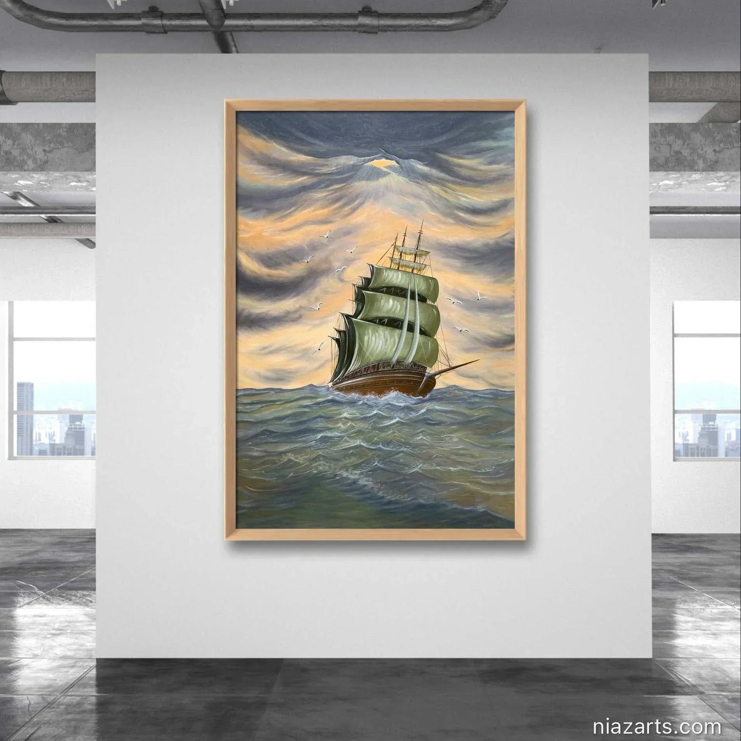 Hope in Chaos Ship - Niaz Arts