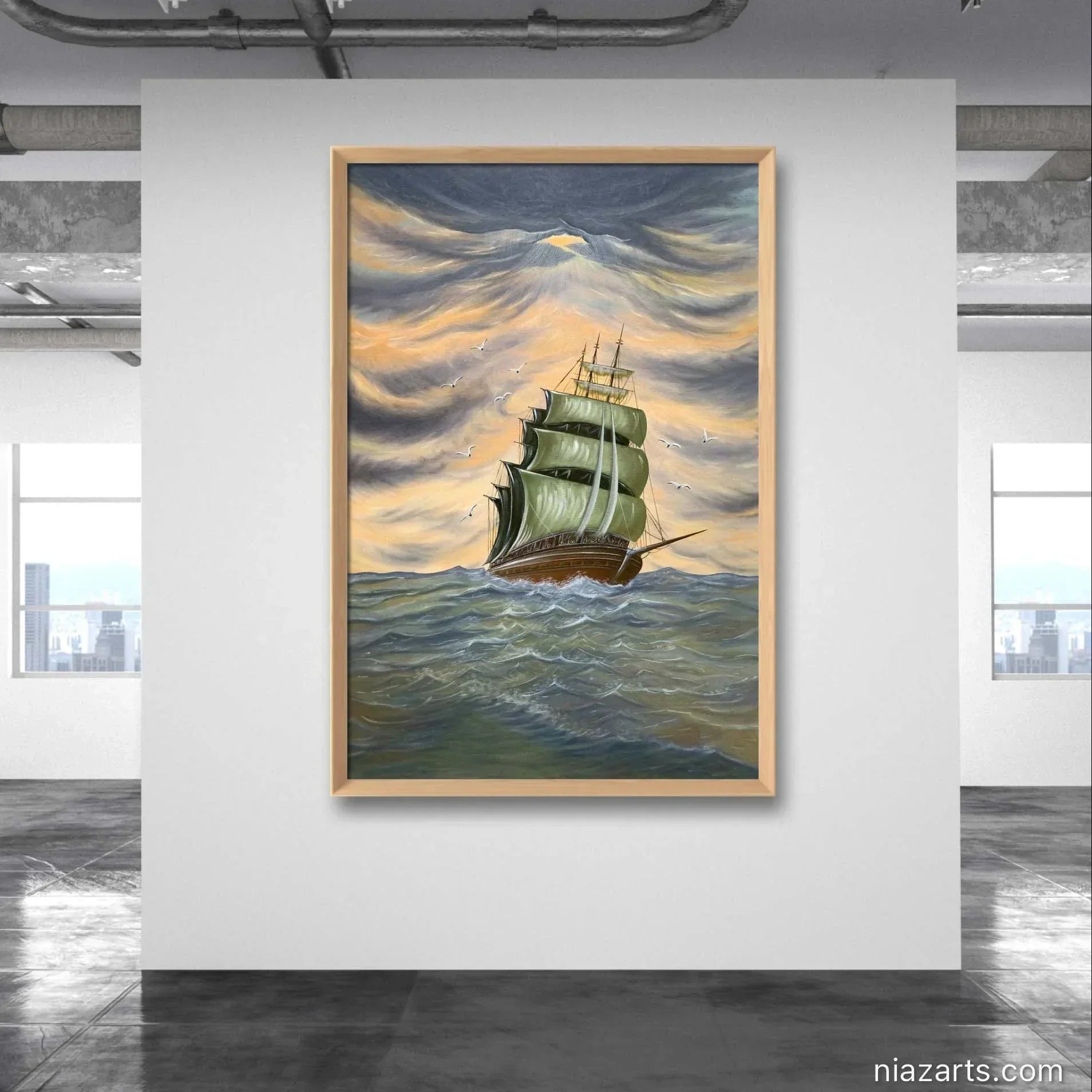 Hope in Chaos Ship - Niaz Arts