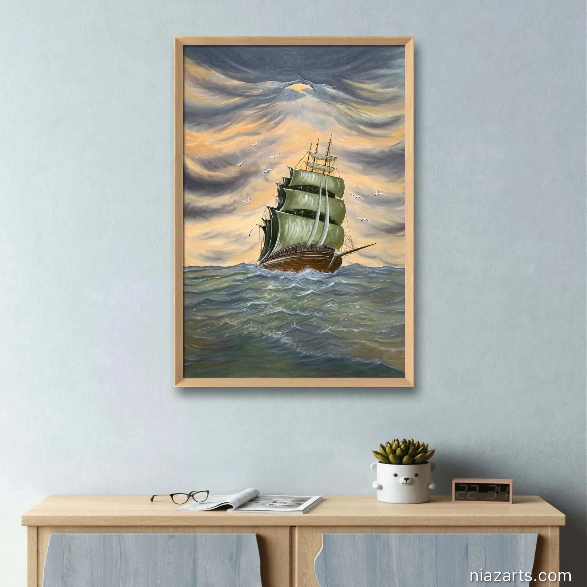 Hope in Chaos Ship - Niaz Arts