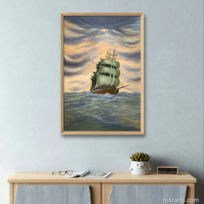 Hope in Chaos Ship - Niaz Arts