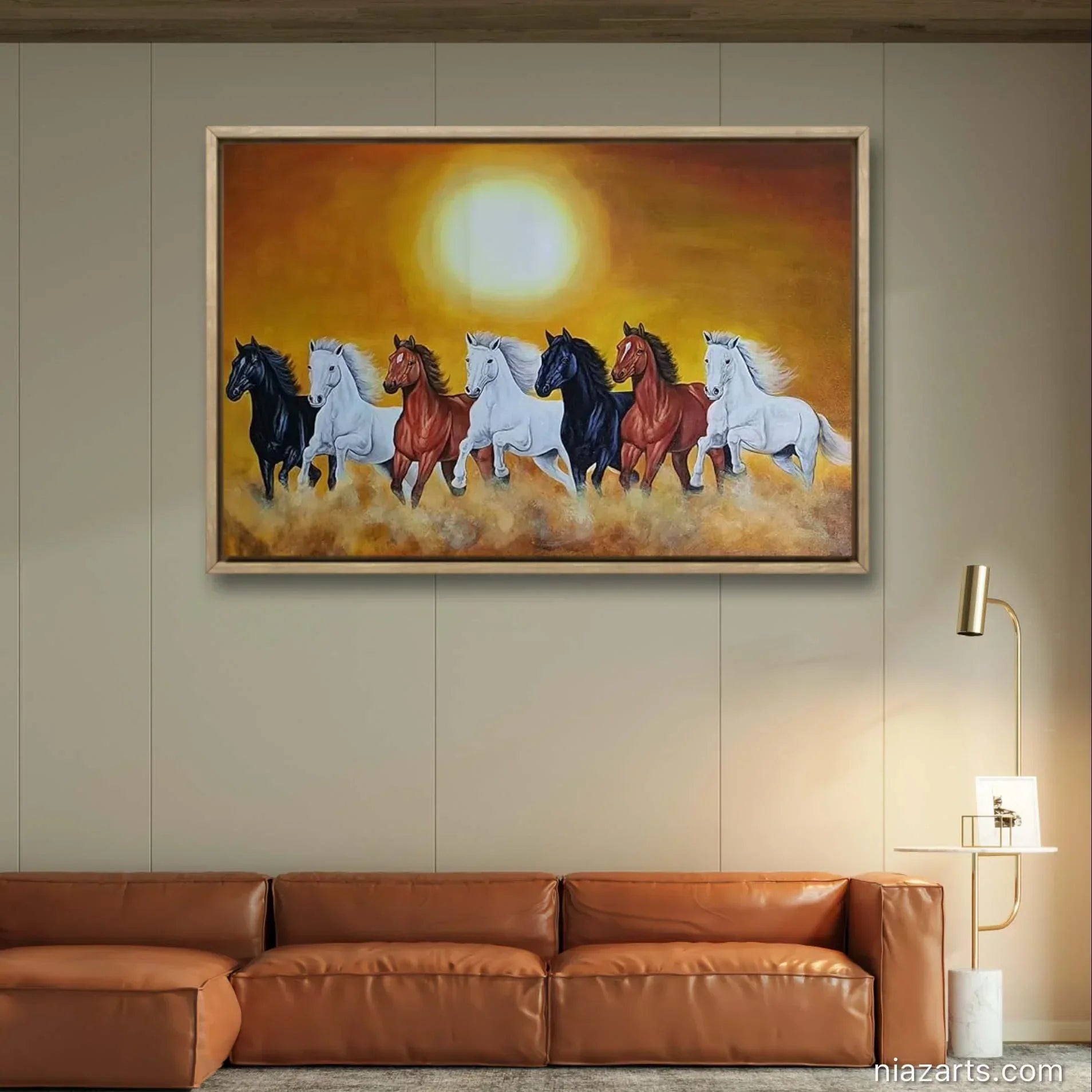 Beautiful Seven Horses - Niaz Arts