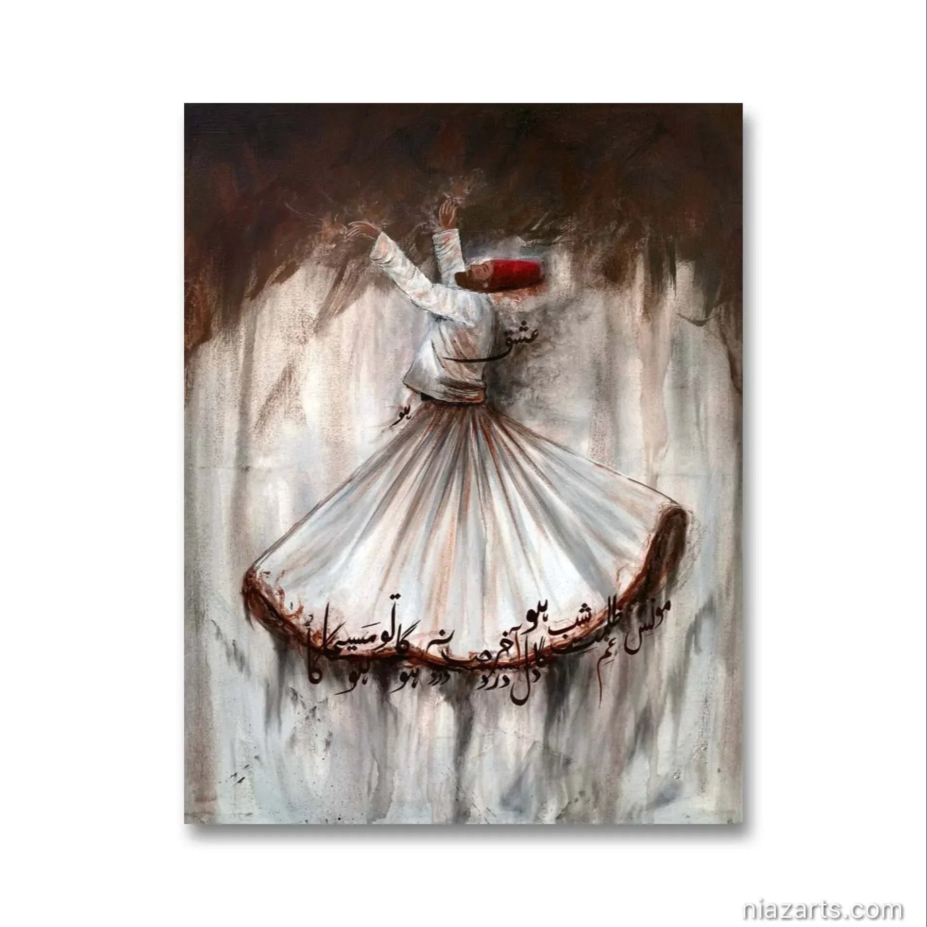 Whirling Rumi Dervish - Niaz Arts
