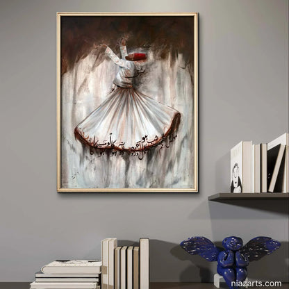 Whirling Rumi Dervish - Niaz Arts