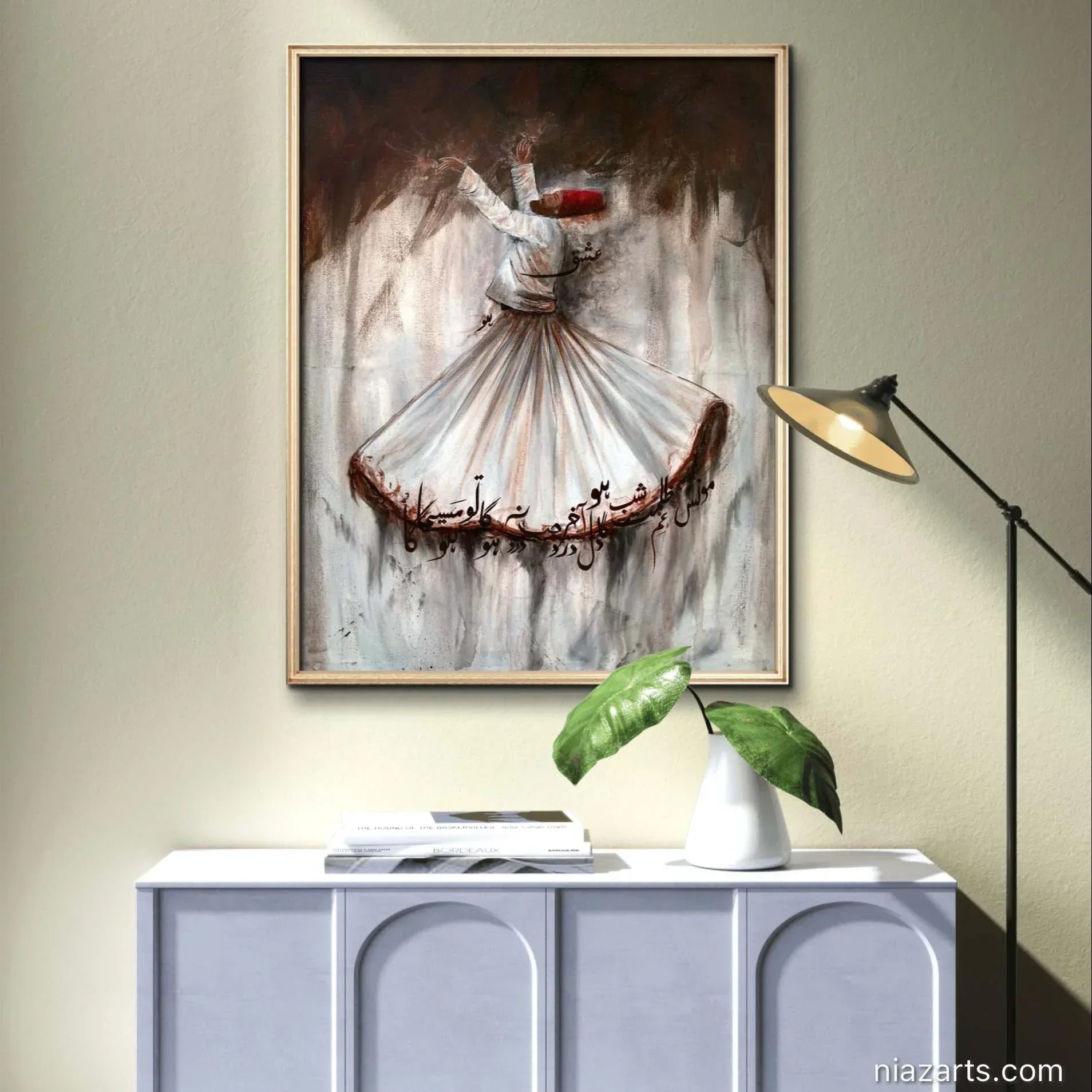 Whirling Rumi Dervish - Niaz Arts