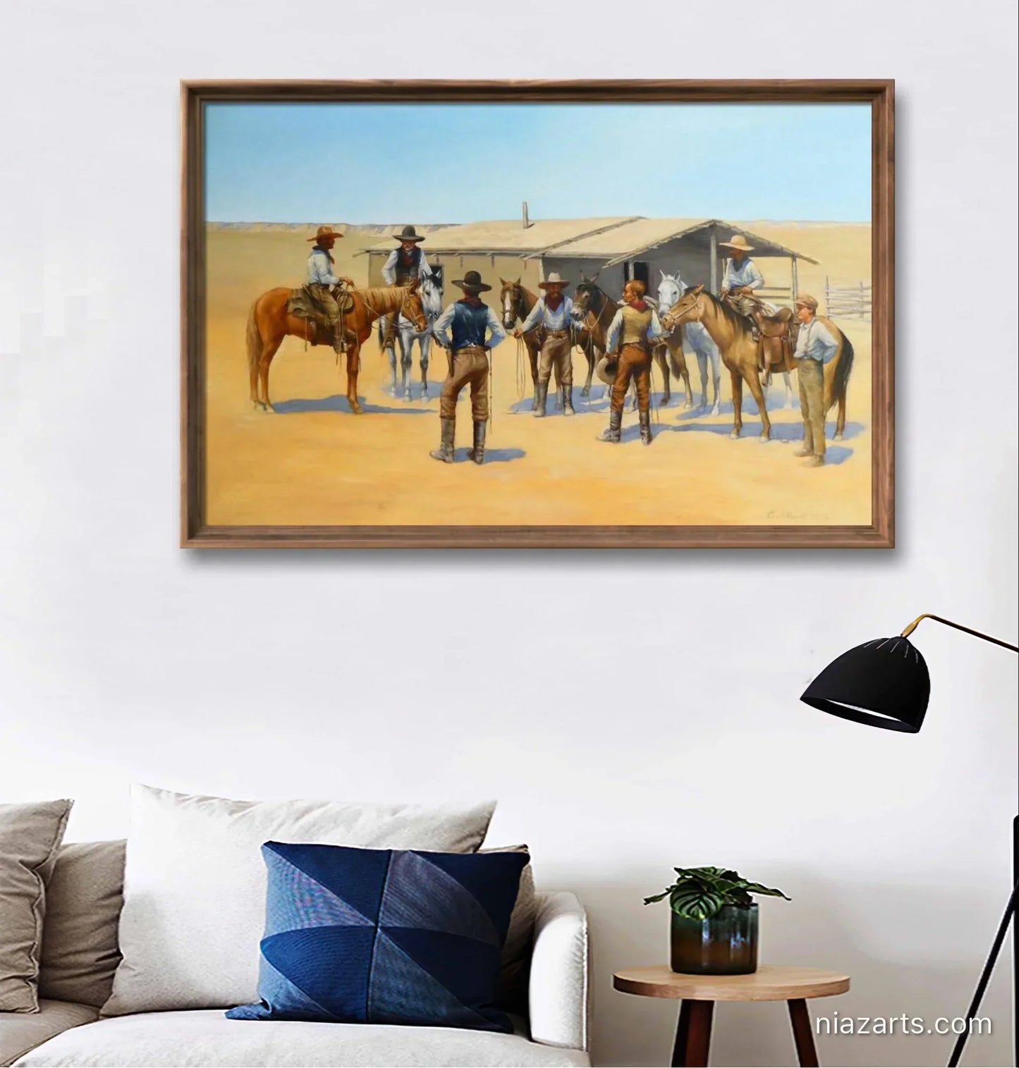 Rangers Texas Horses - Niaz Arts