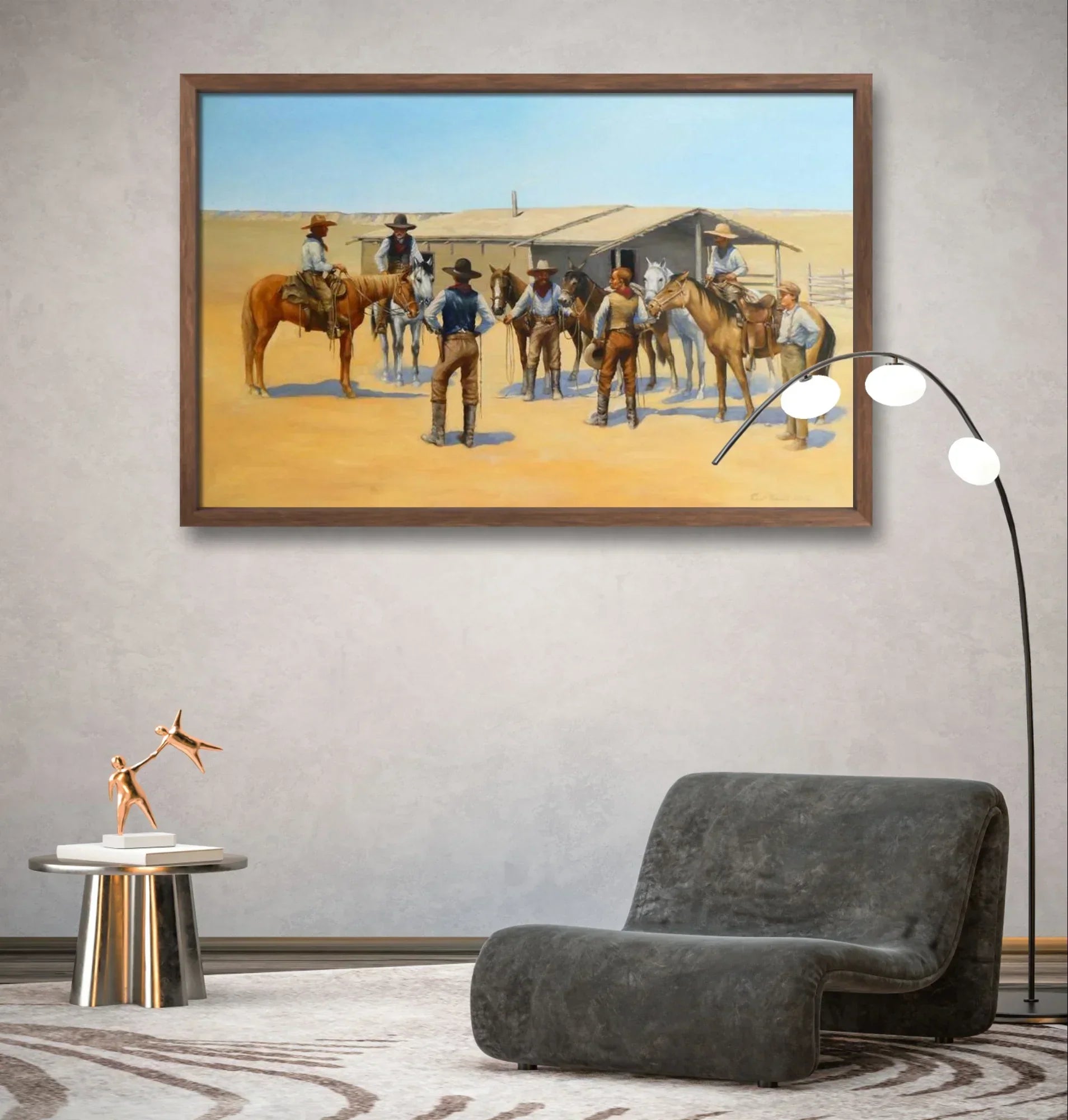 Rangers Texas Horses - Niaz Arts
