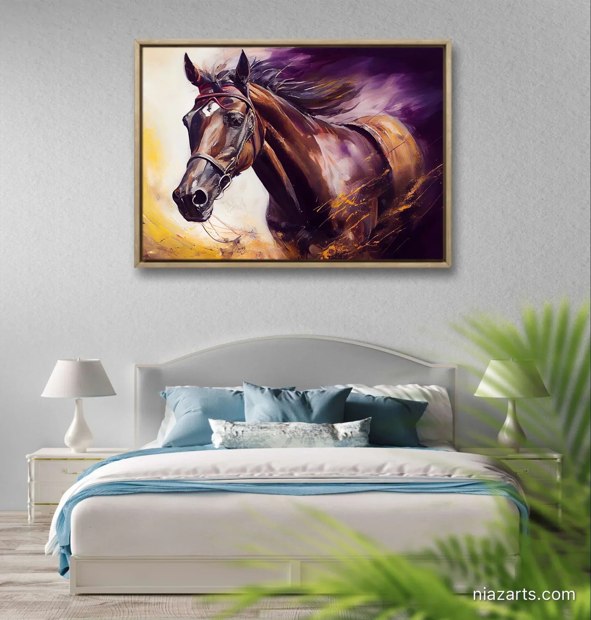 Running Brown Horse - Niaz Arts