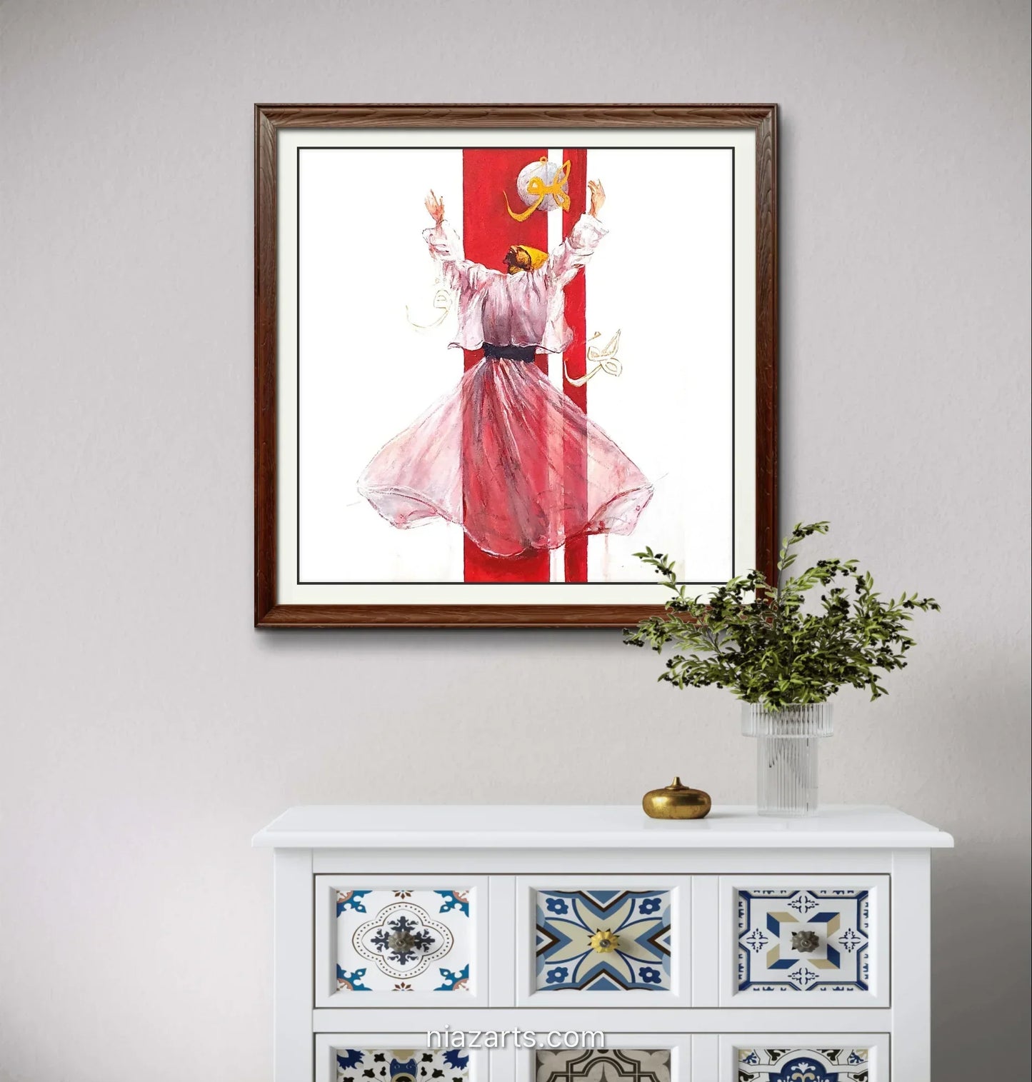 Abstract Figurative Sufi - Niaz Arts