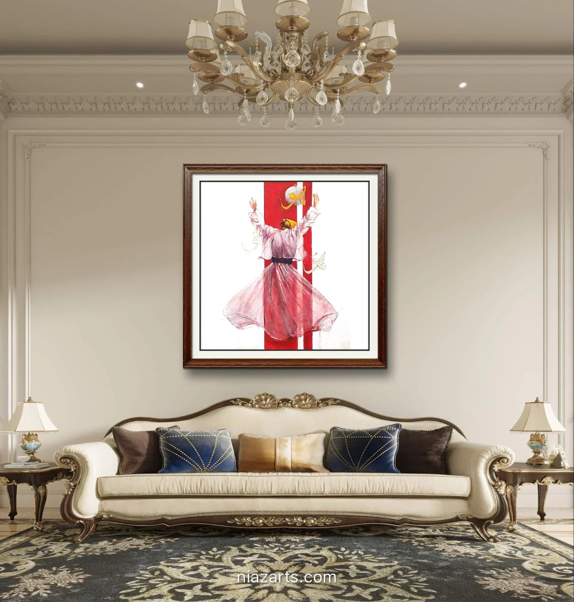 Abstract Figurative Sufi - Niaz Arts