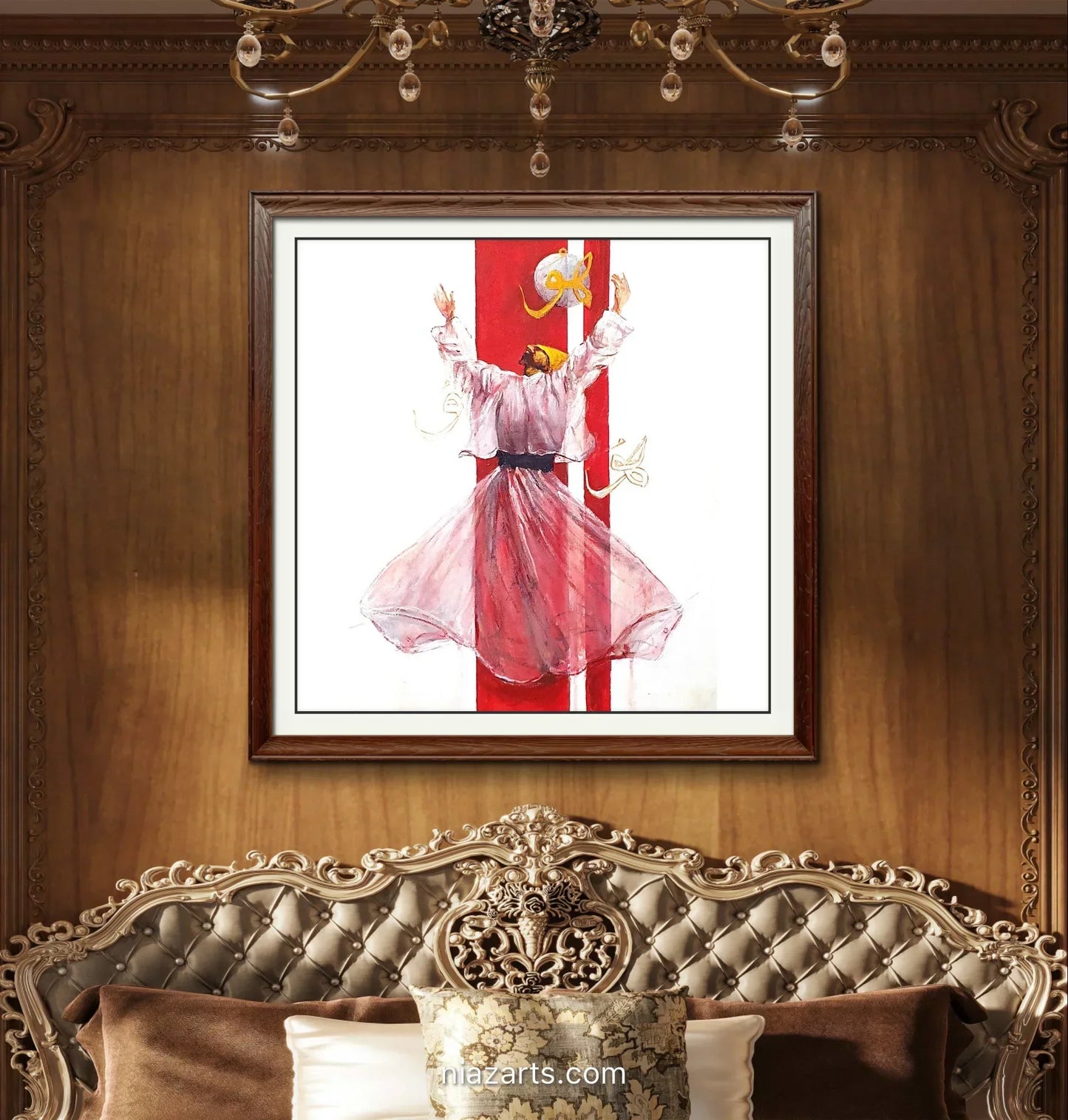 Abstract Figurative Sufi - Niaz Arts