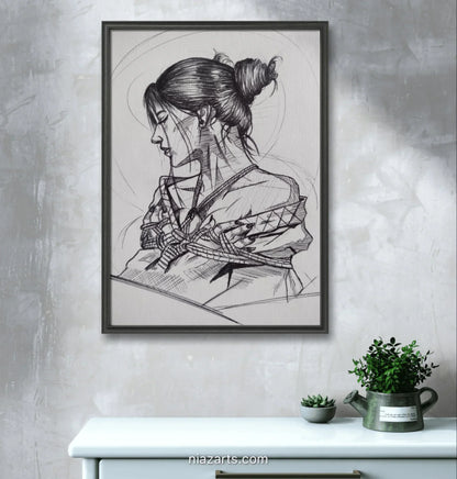 Girl Conceptual Sketch - Niaz Arts