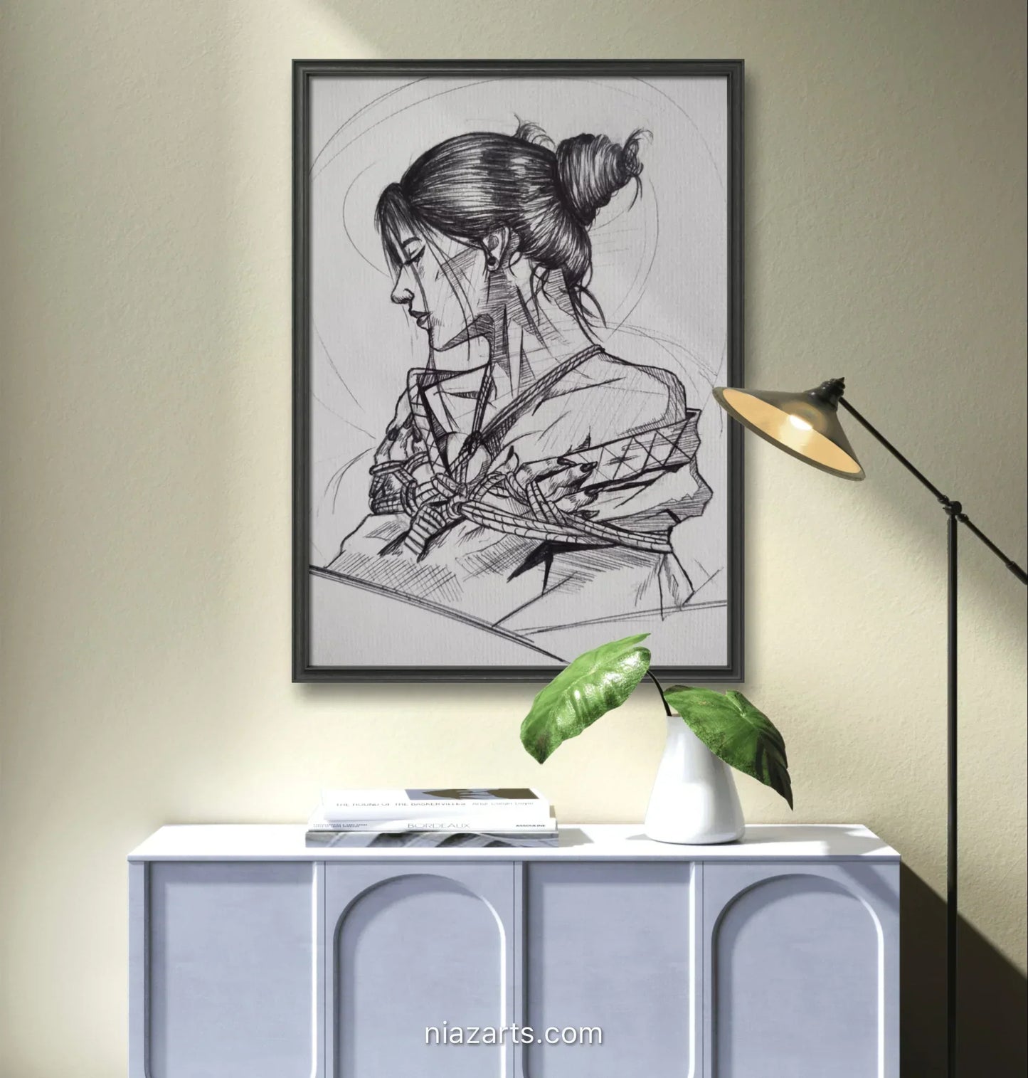 Girl Conceptual Sketch - Niaz Arts