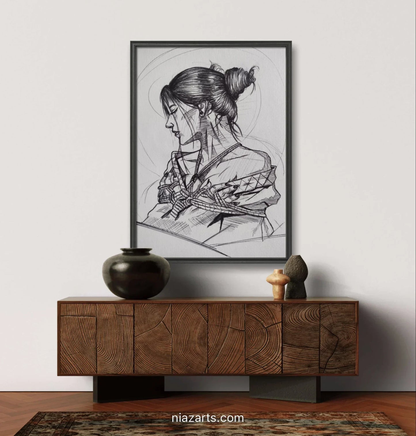 Girl Conceptual Sketch - Niaz Arts