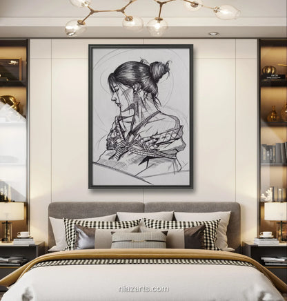 Girl Conceptual Sketch - Niaz Arts