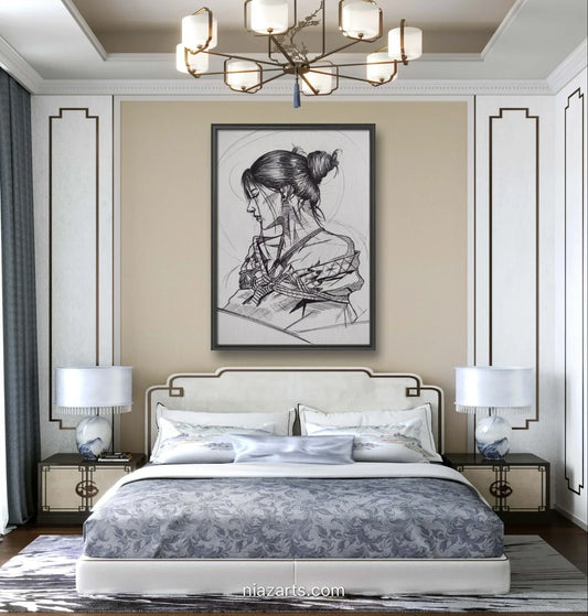 Girl Conceptual Sketch - Niaz Arts