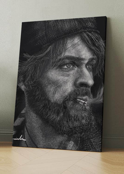 CUSTOM B/W PORTRAIT PAINTING