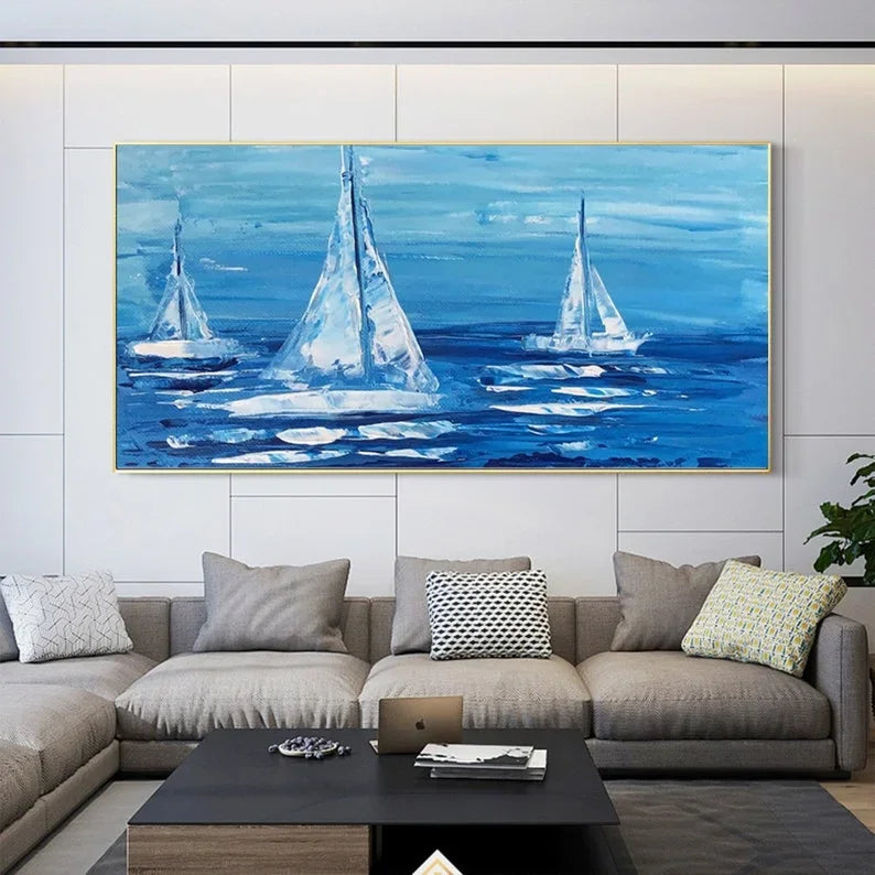 Blue Ocean Sailing - Niaz Arts