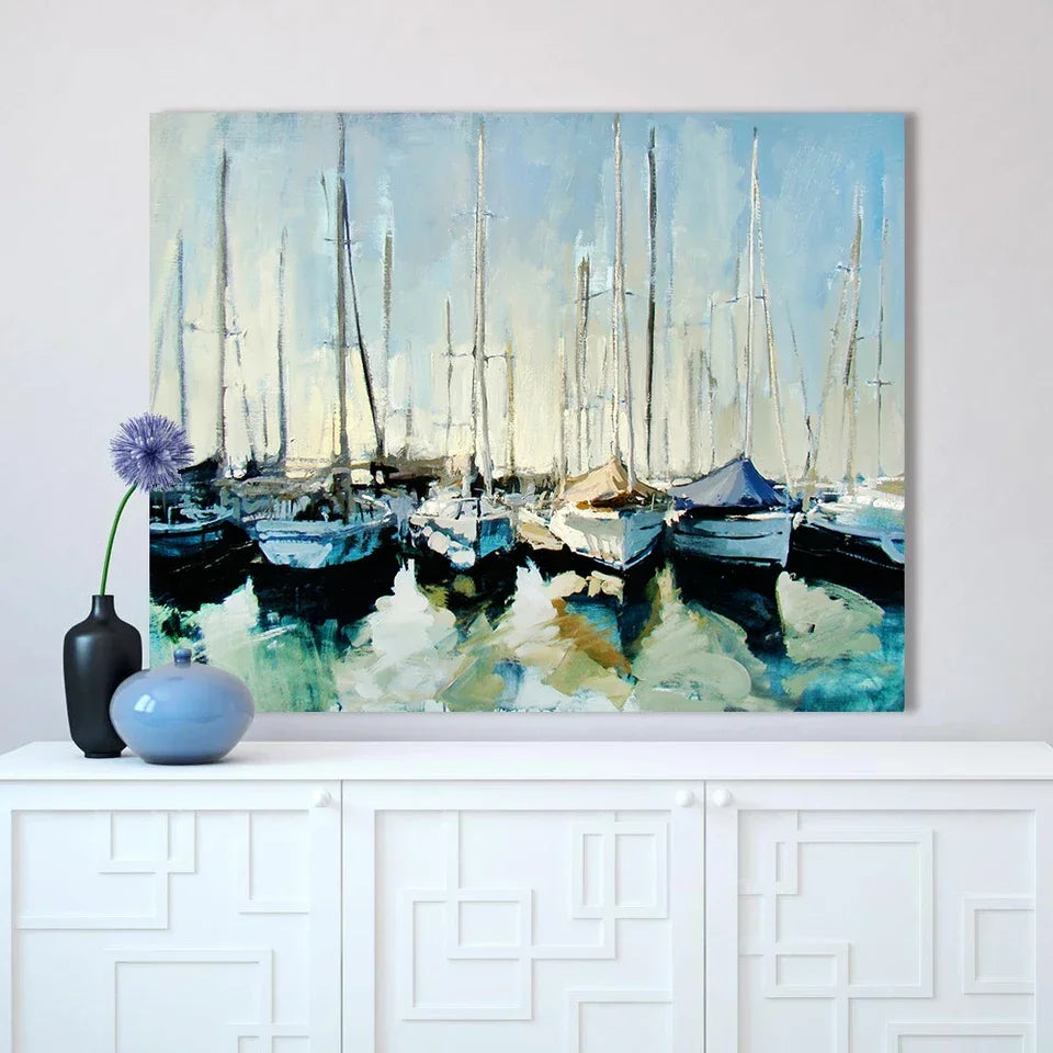 Resting Sailboats - Niaz Arts