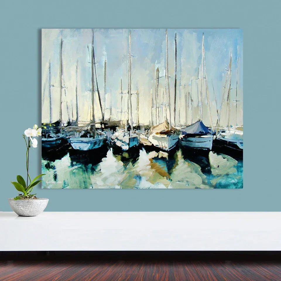 Resting Sailboats - Niaz Arts