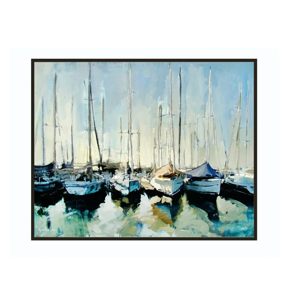 Resting Sailboats - Niaz Arts