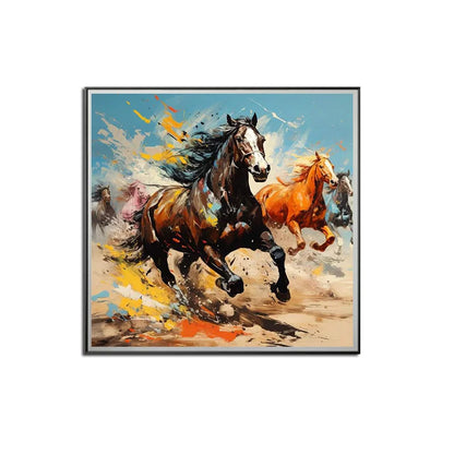Three Running Horse - Niaz Arts