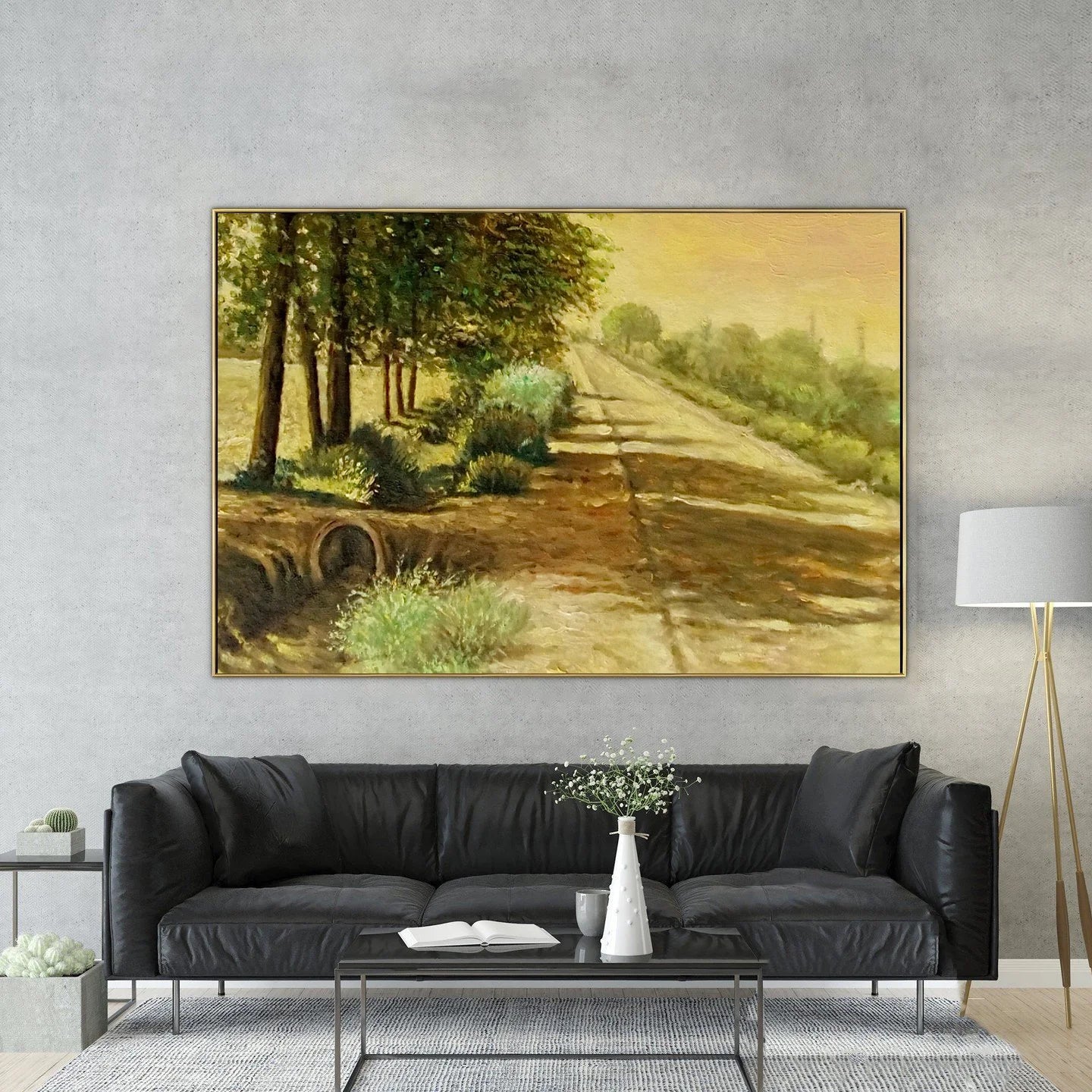 Vintage Village Scenery - Niaz Arts