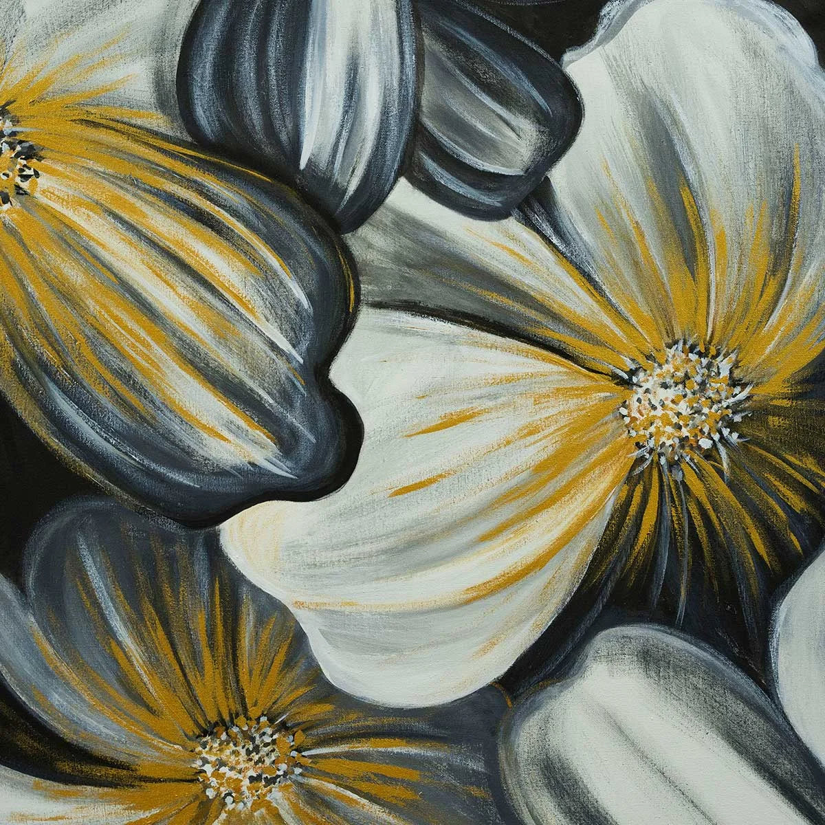 Colorful Abstract Floral Art - Niaz Arts