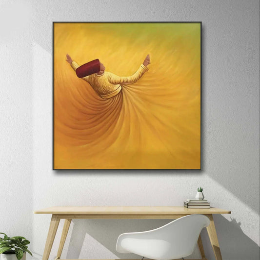 Malang Abstract Yellow Tone - Niaz Arts