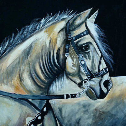 Arabian Black Horse - Niaz Arts