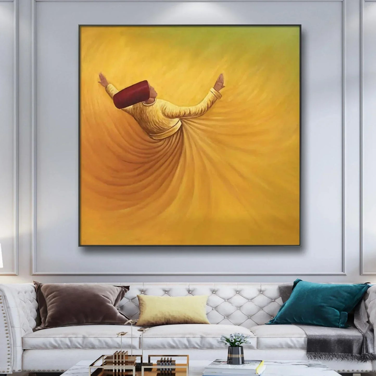 Malang Abstract Yellow Tone - Niaz Arts