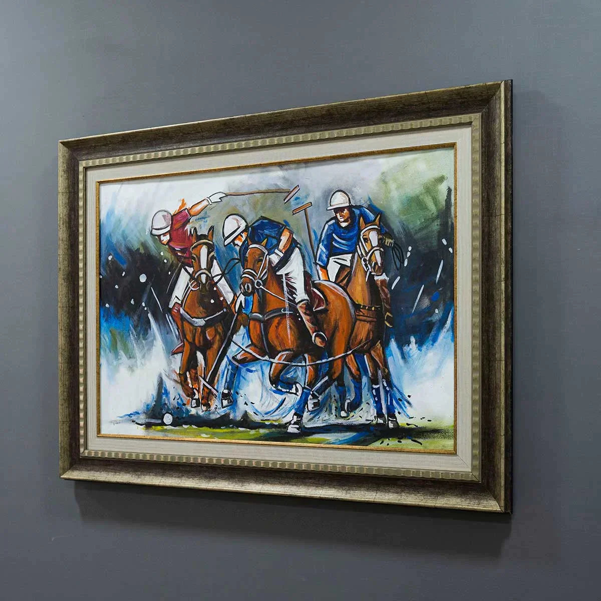 Abstract Horse Polo Sports - Niaz Arts