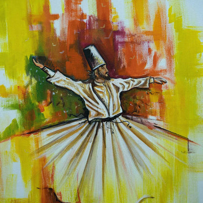 Malang Whirling Abstract - Niaz Arts