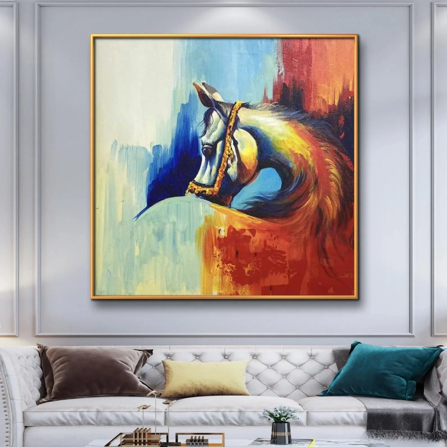 Abstract Stallion Horse - Niaz Arts