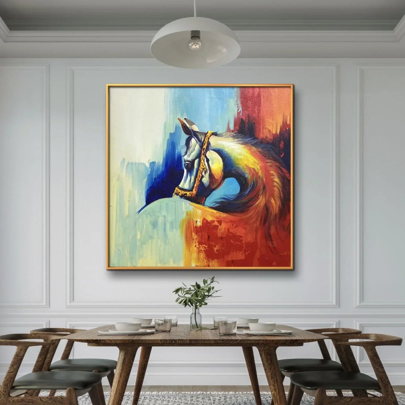 Abstract Stallion Horse - Niaz Arts