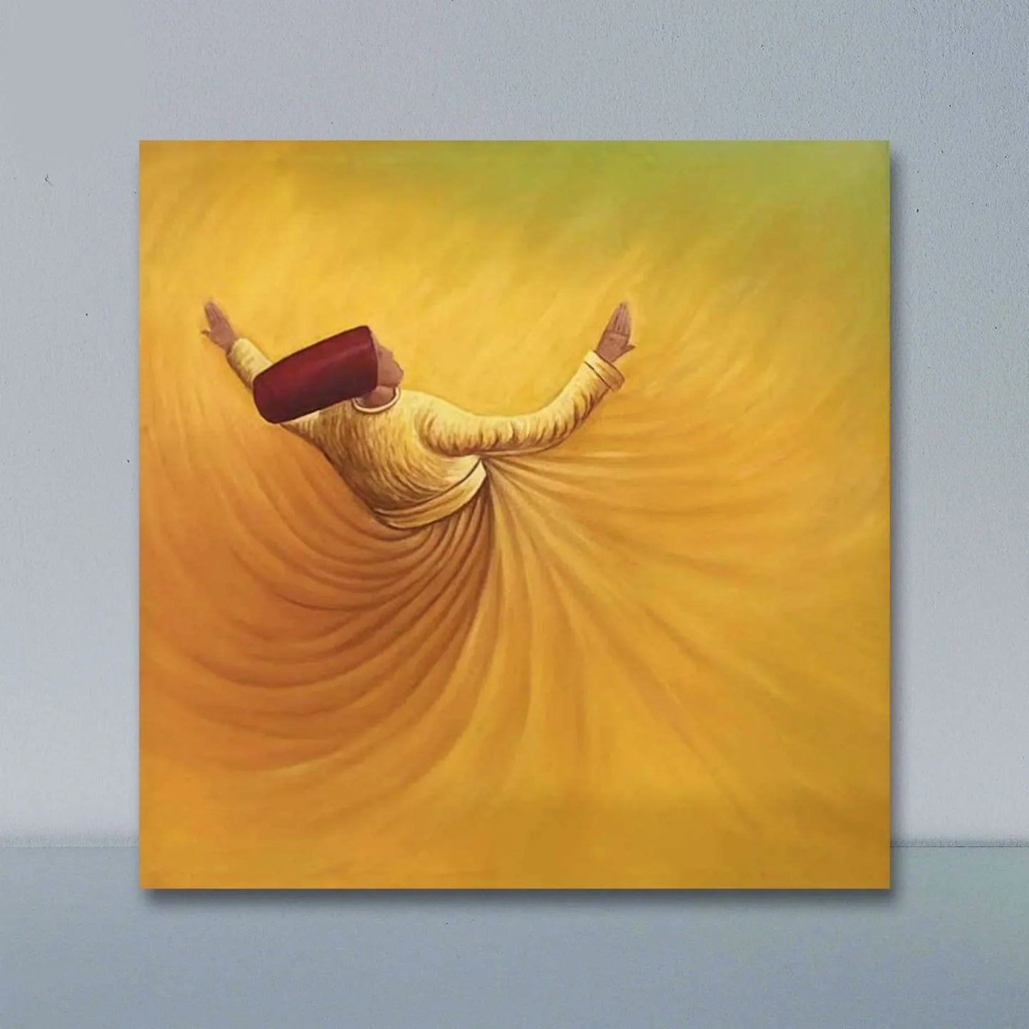 Malang Abstract Yellow Tone - Niaz Arts