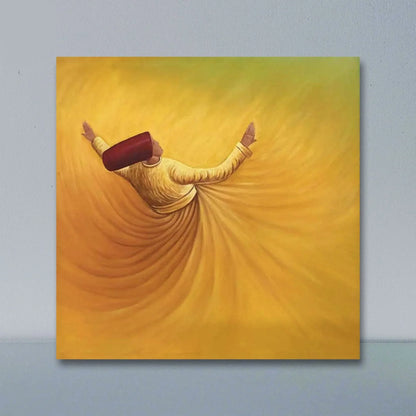 Malang Abstract Yellow Tone - Niaz Arts