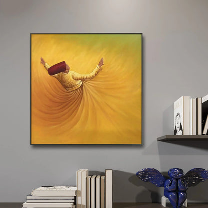 Malang Abstract Yellow Tone - Niaz Arts