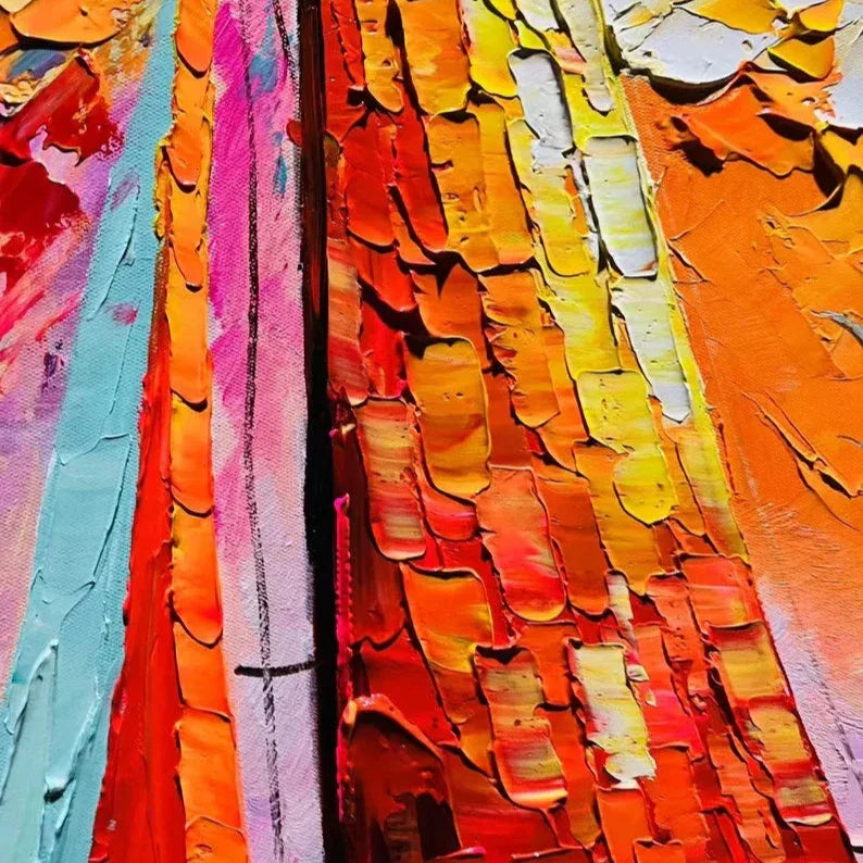 Colorful Sailboats - Niaz Arts